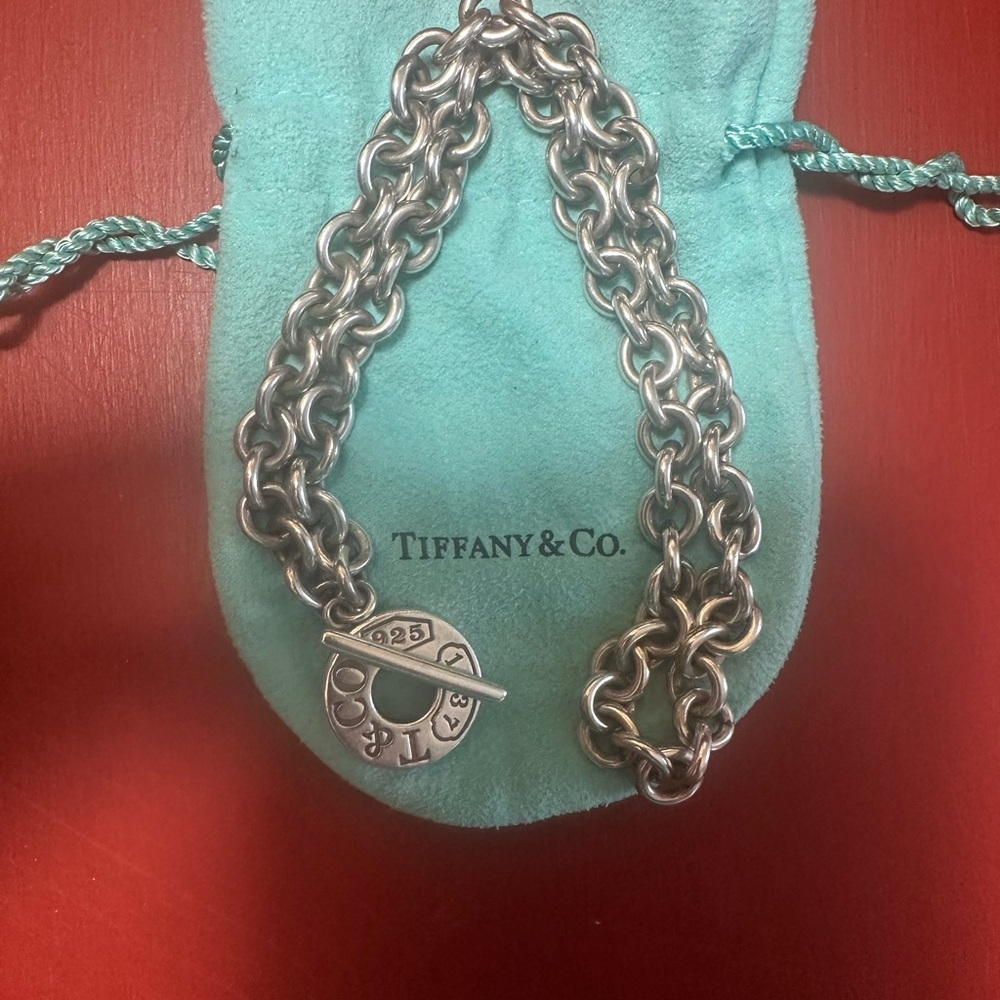 Tiffany & Co. Silver Toggle Necklace - Picture 2 of 6